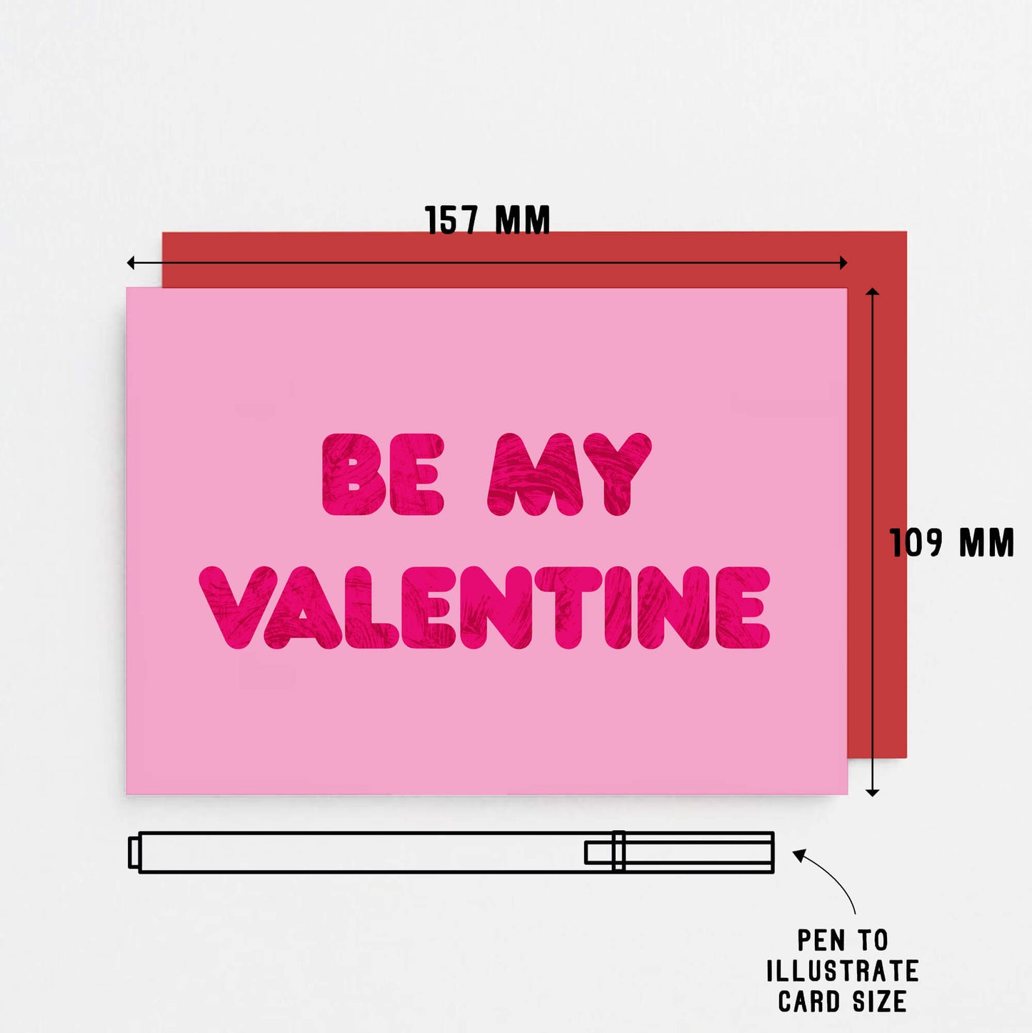 Be My Valentine Card by SixElevenCreations. SEV0102A6