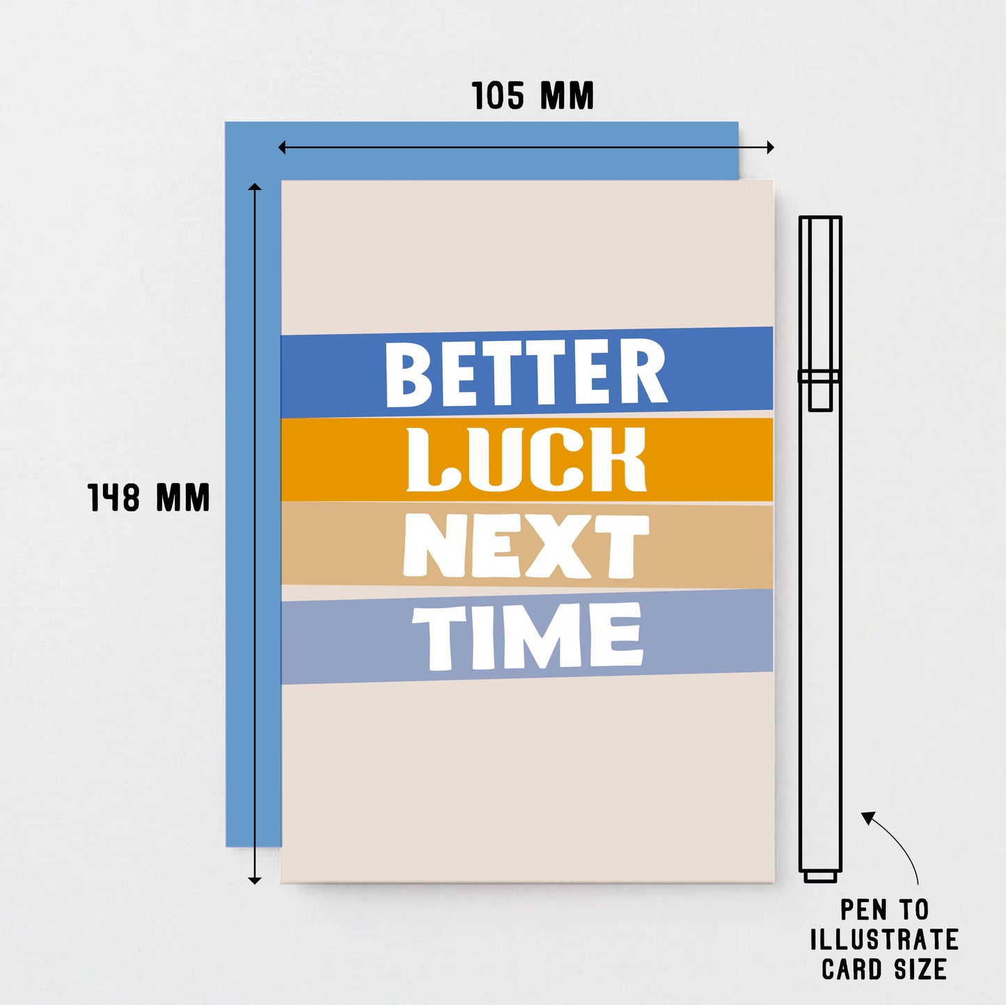 Better Luck Next Time Card by SixElevenCreations. Product Code SE0507A6