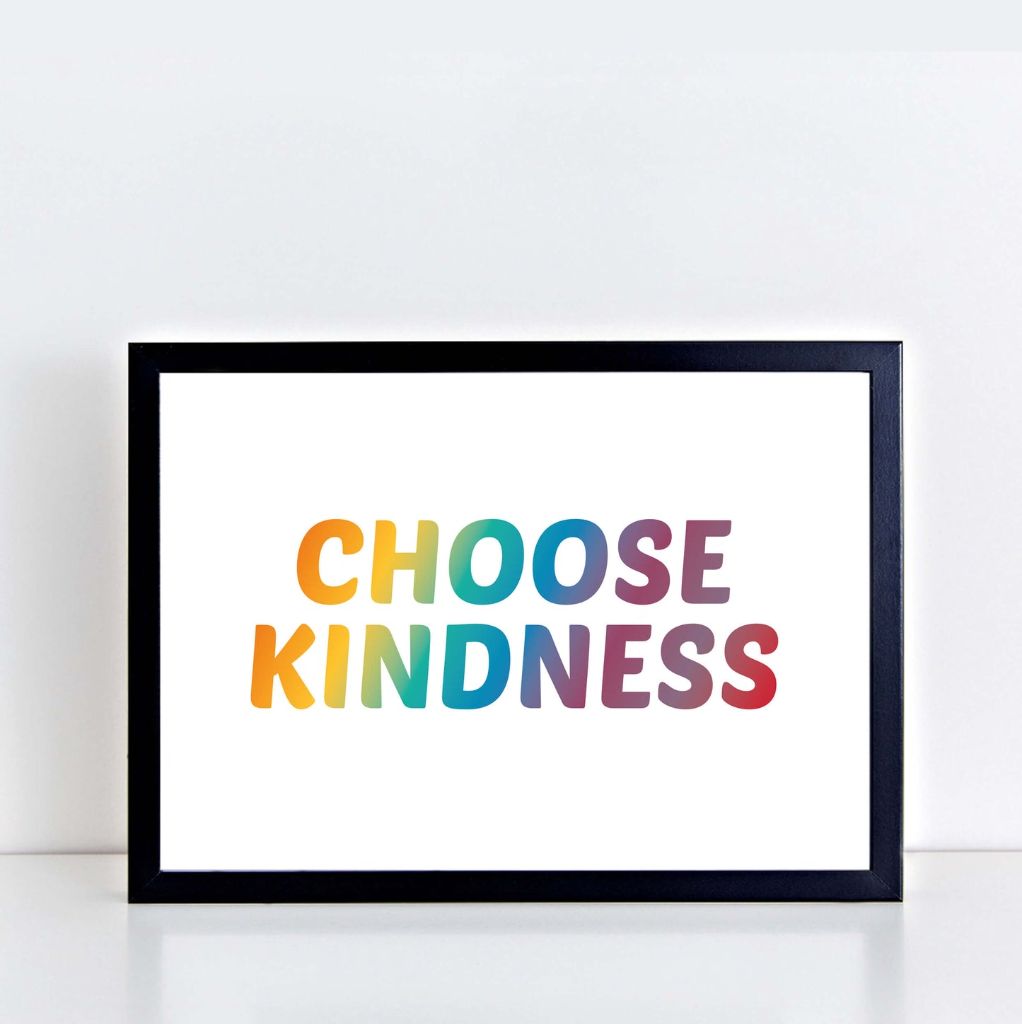 Choose Kindness Quote Print by SixElevenCreations. Product Code SEL0032