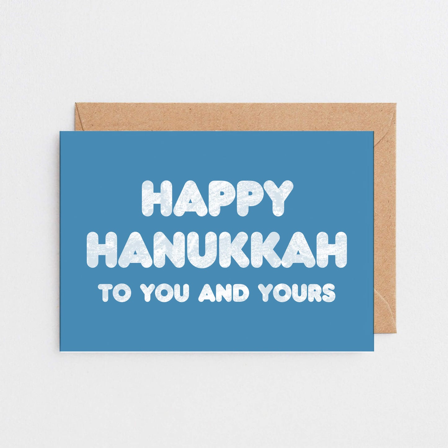Hanukkah Card by SixElevenCreations. Card reads Happy Hanukkah to you and yours. Product Code SEH0015A6