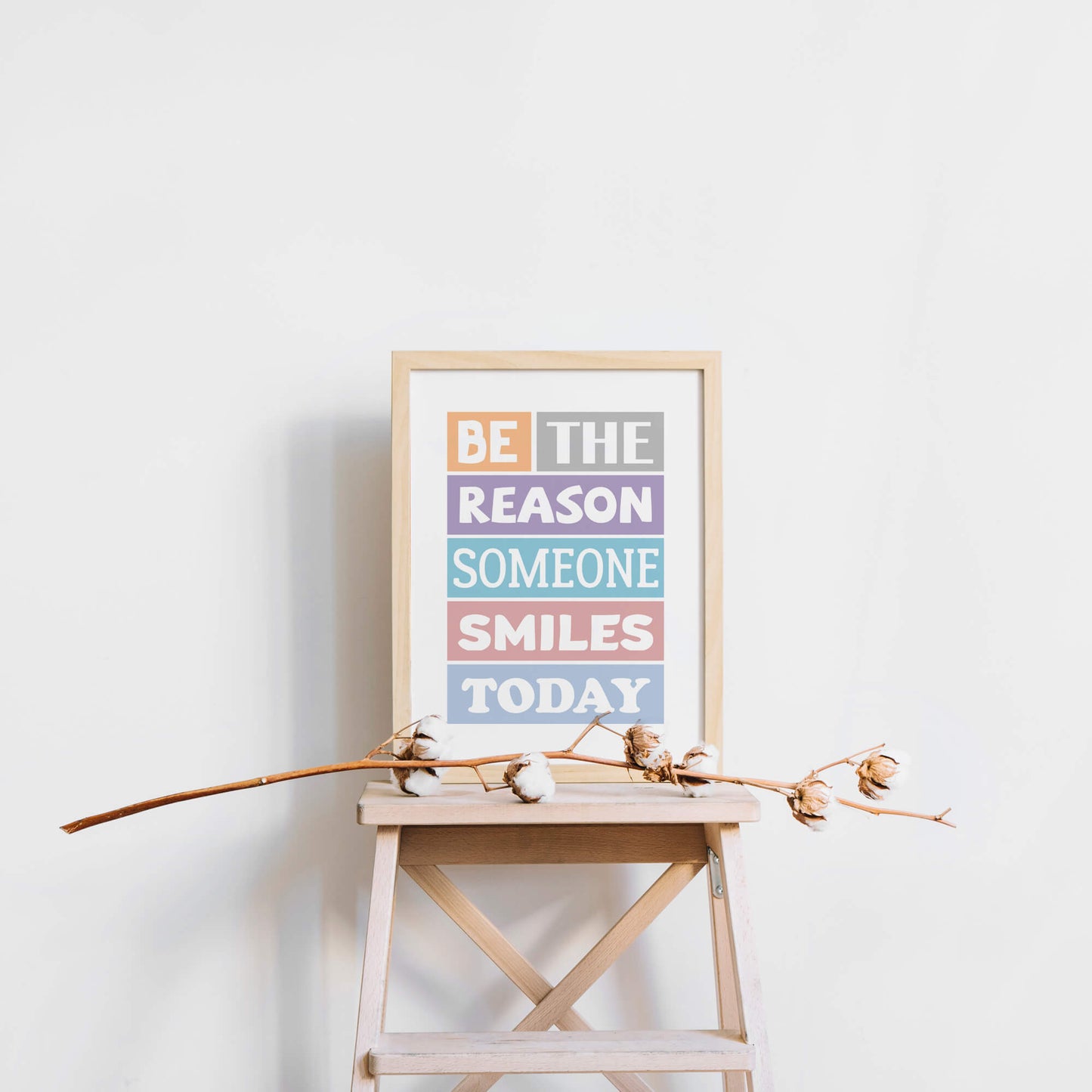 Be The Reason Someone Smiles Today Poster-SixElevenCreations-SEP0001