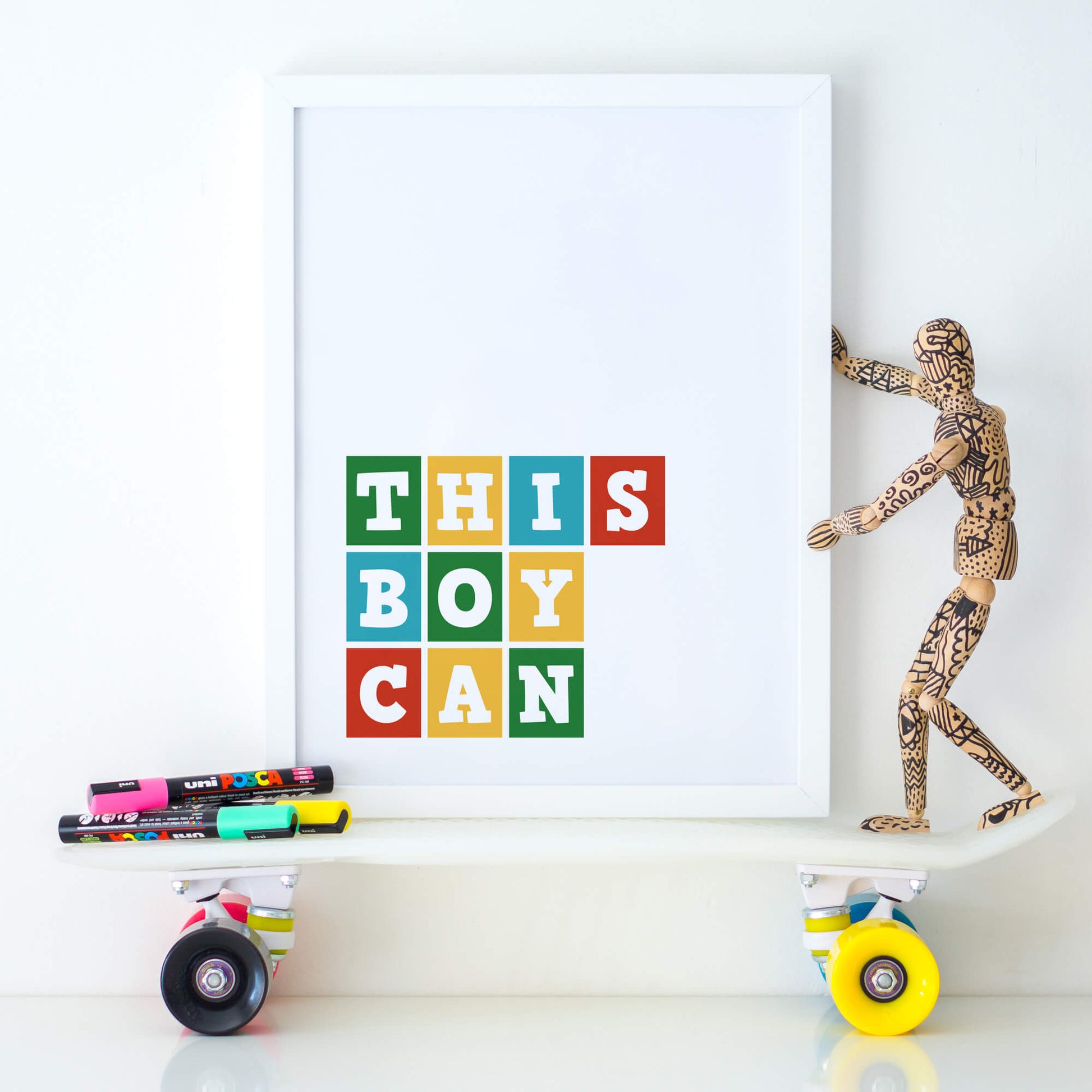 This Boy Can Print Wall Art by SixElevenCreations Product Code SEP0033