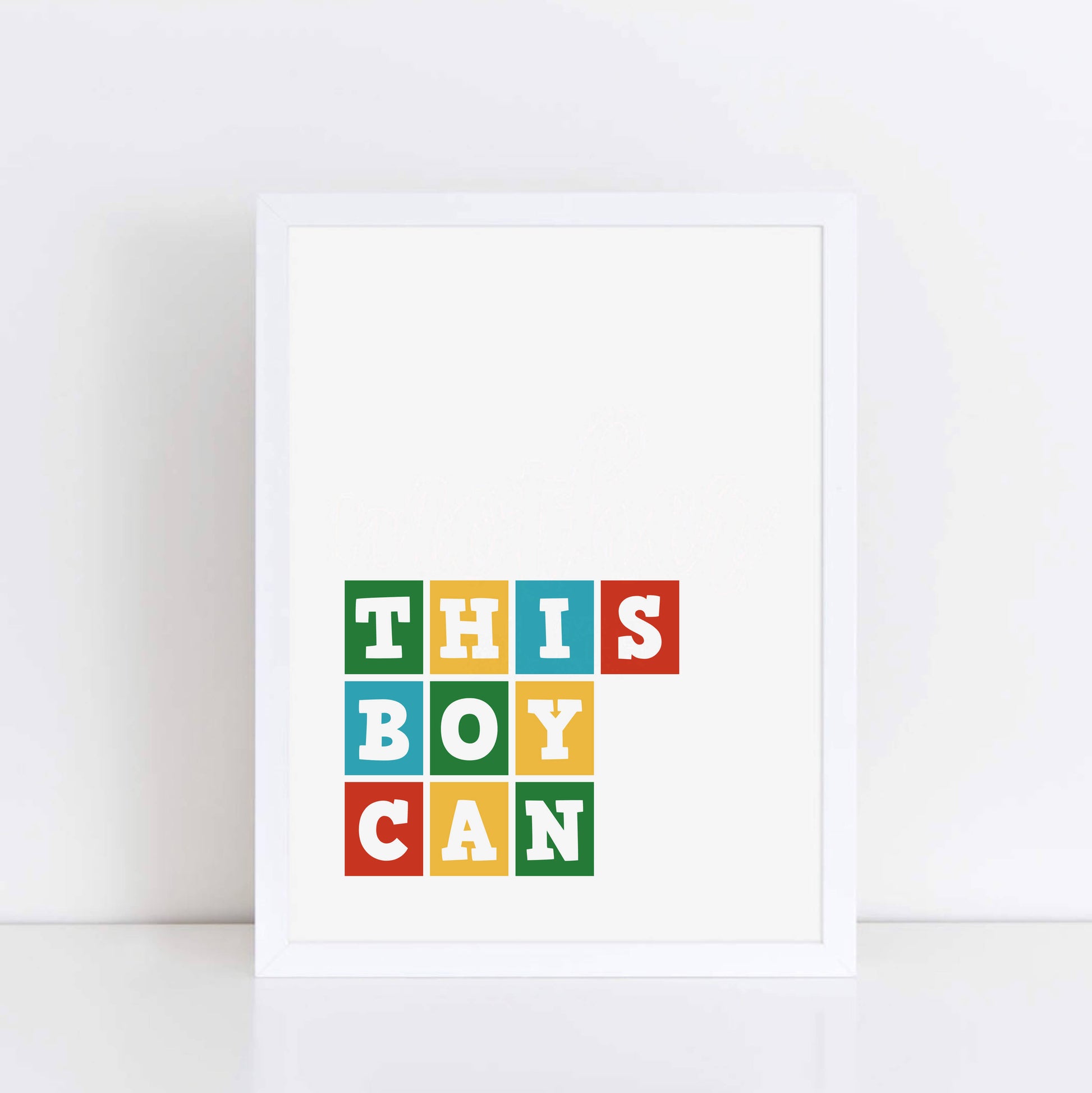 This Boy Can Print Wall Art by SixElevenCreations Product Code SEP0033