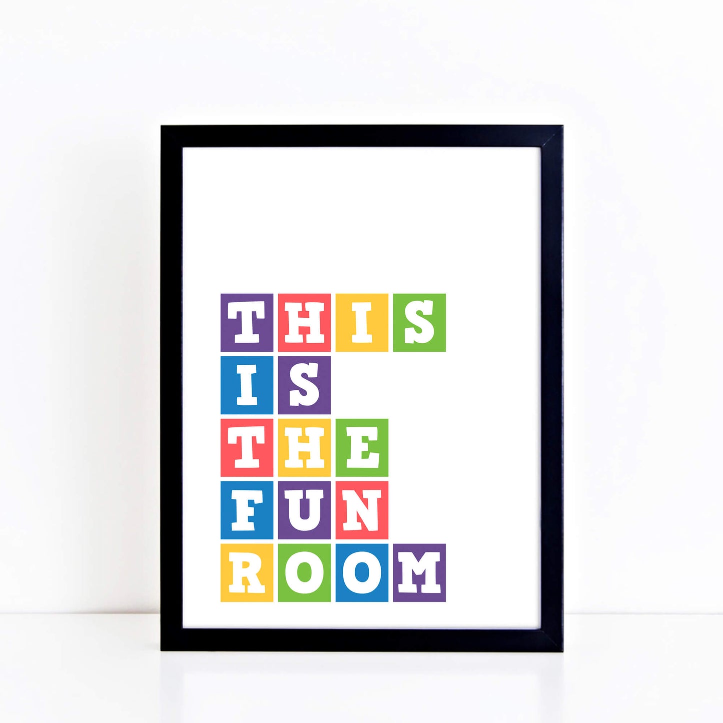 This Is The Fun Room Print by SixElevenCreations Product Code SEP0042