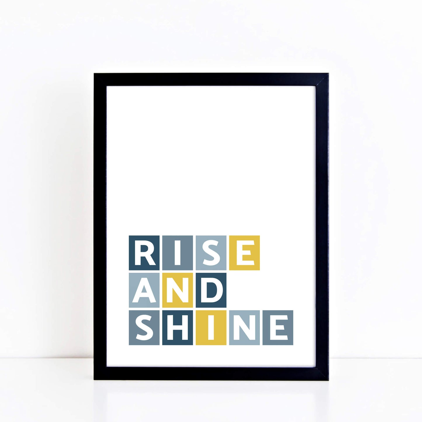 Rise And Shine Wall Print by SixElevenCreations Product Code SEP0051