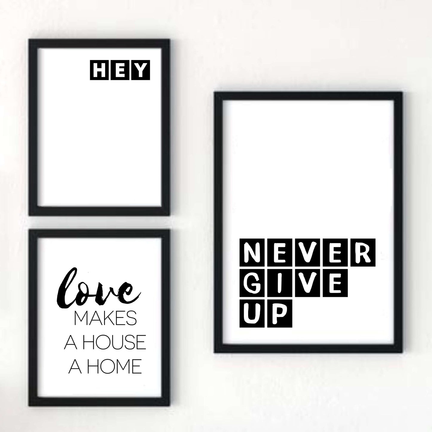 Never Give Up Quote Print by SixElevenCreations Product Code SEP0072