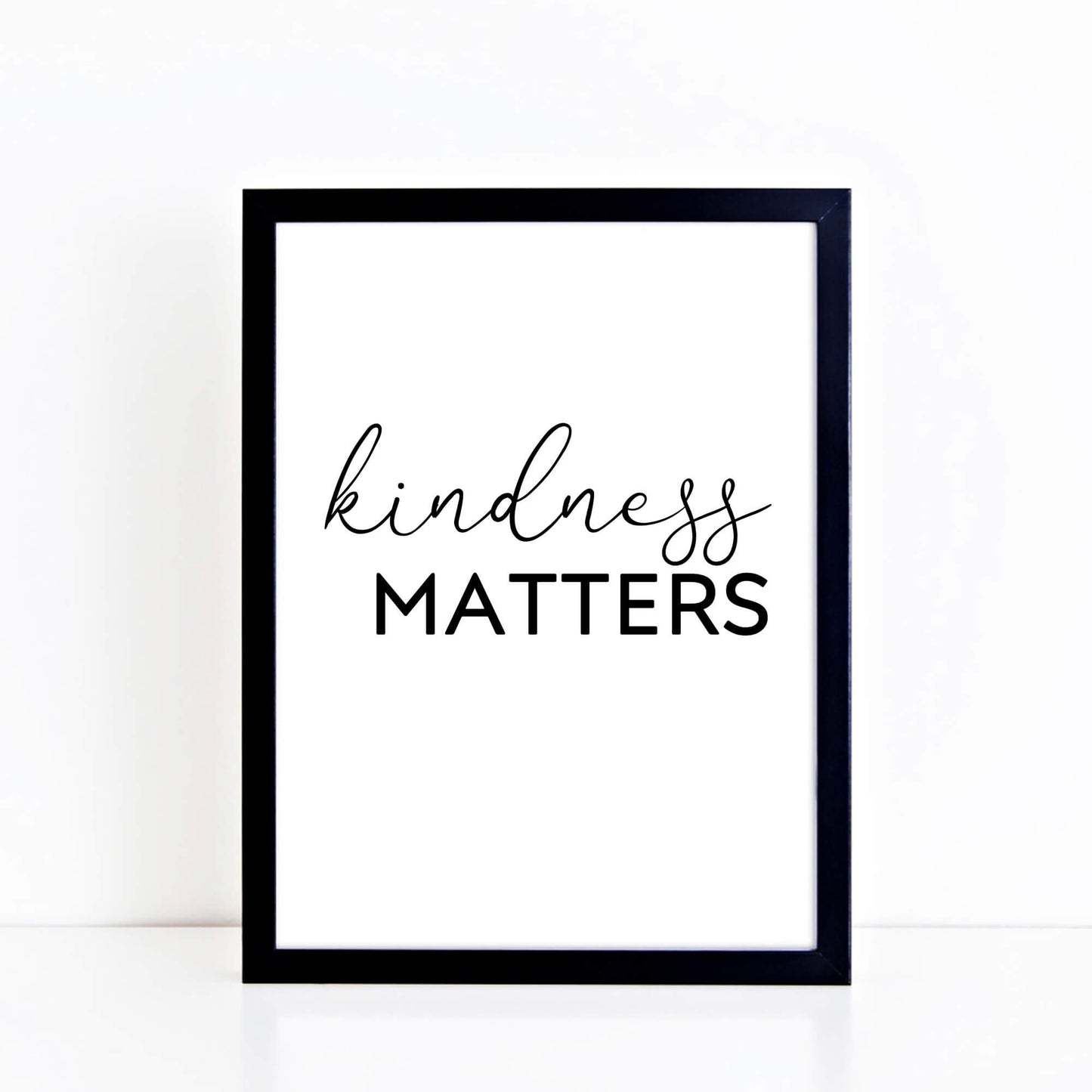 Kindness Matters Quote Print by SixElevenCreations. Product Code SEP0106