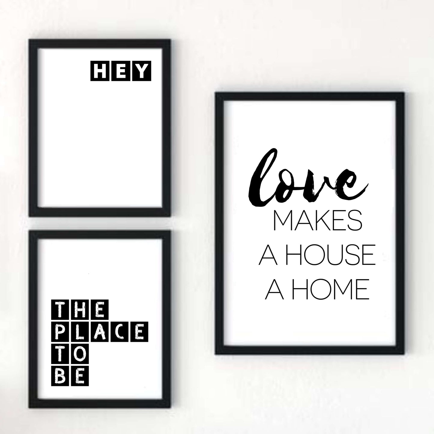 Love Makes A House A Home Wallprint by SixElevenCreations. Product Code SEP0108