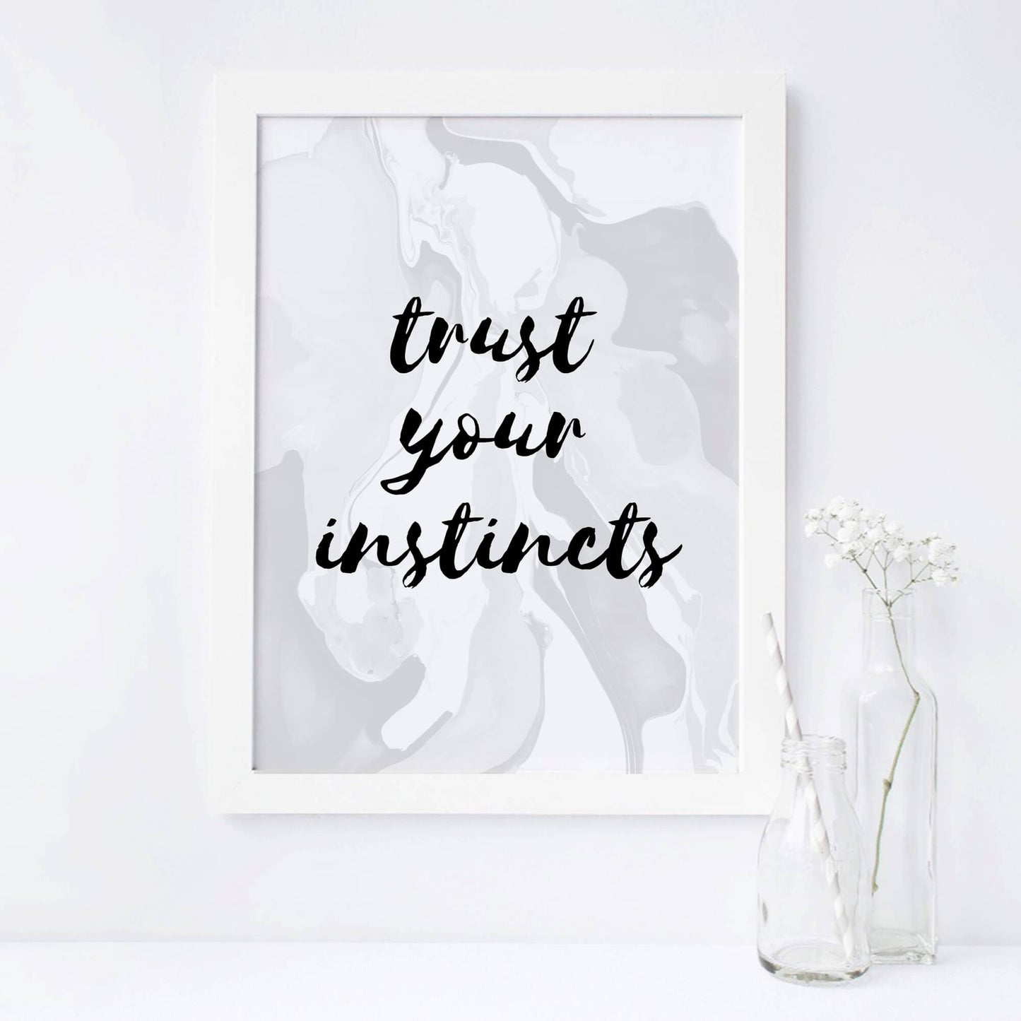 Trust Your Instincts Poster by SixElevenCreations. Product Code SEP0302