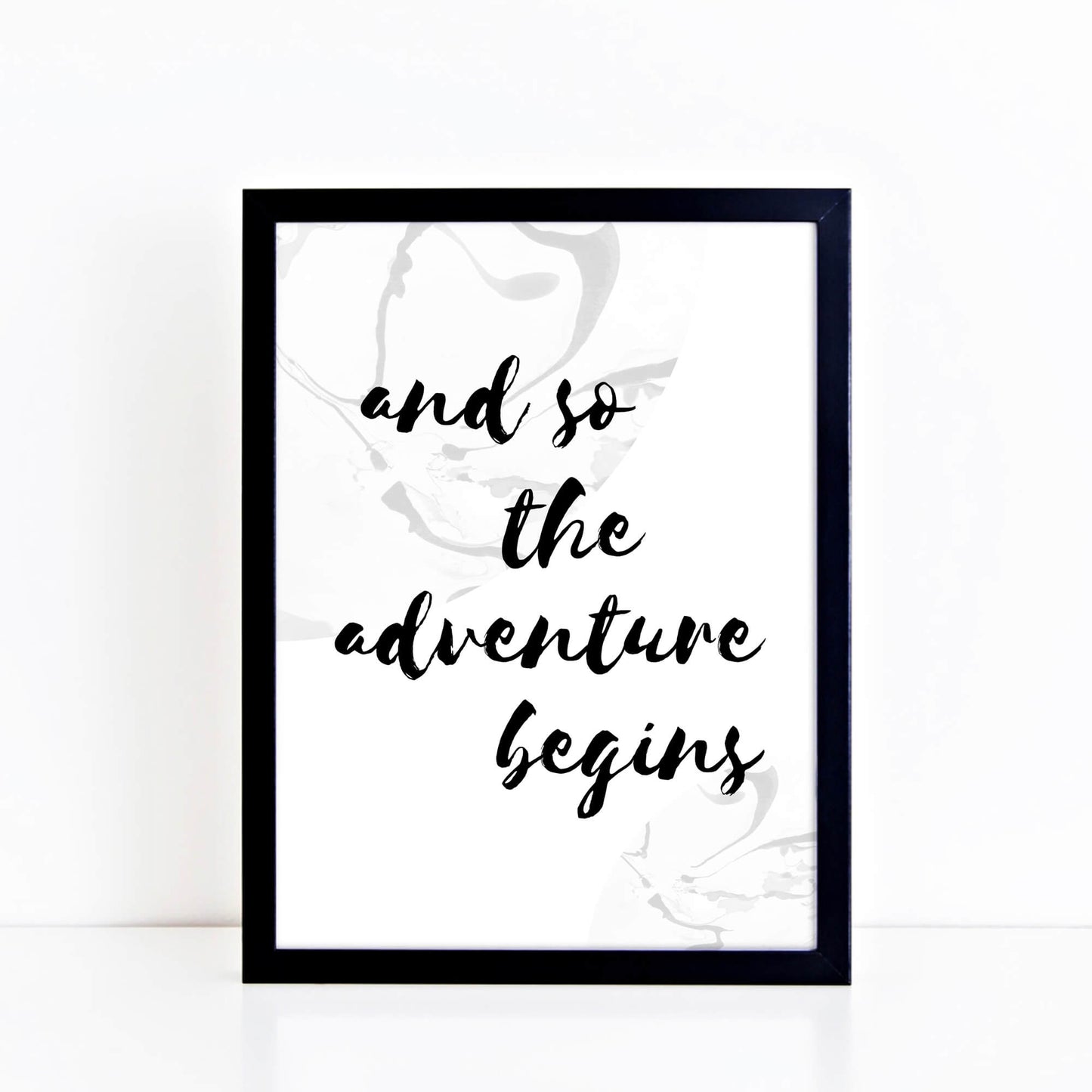 And So The Adventure Begins Poster by SixElevenCreations. Product Code SEP0303