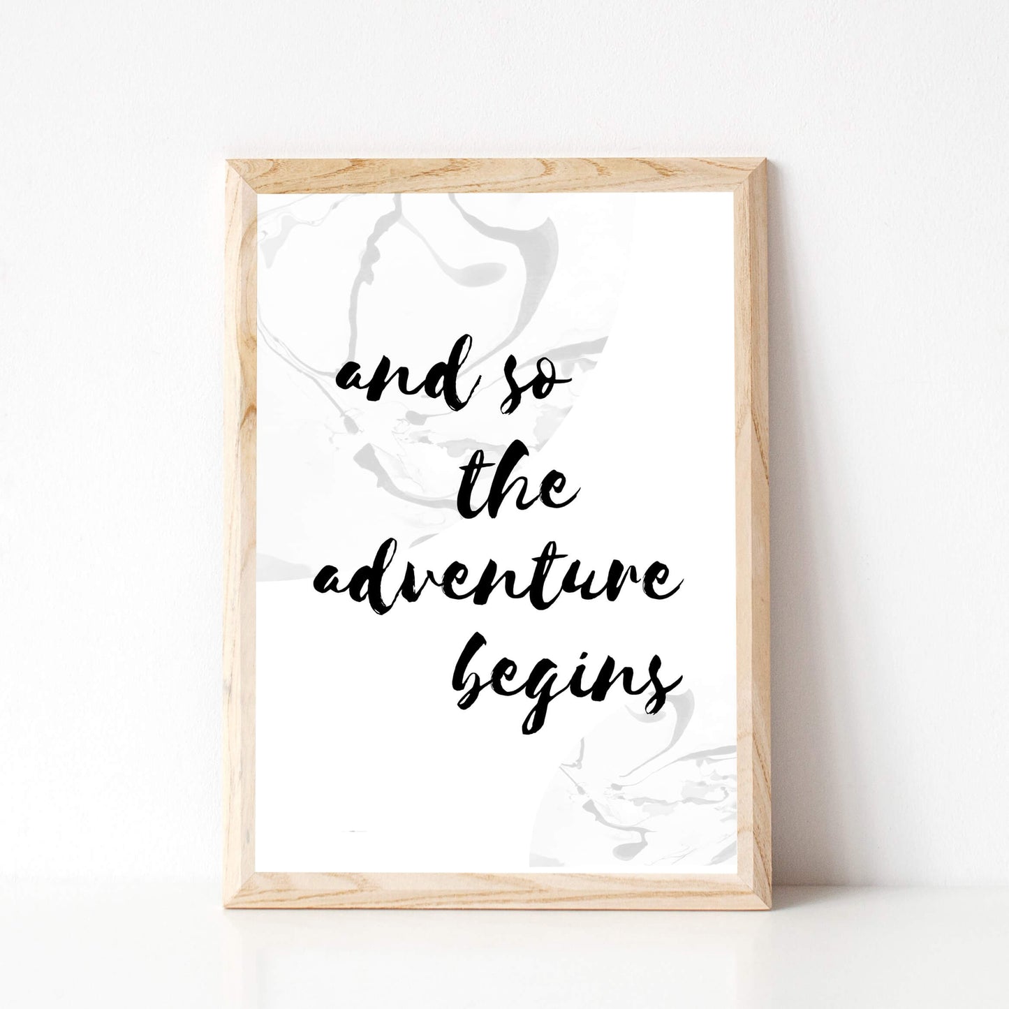 And So The Adventure Begins Poster by SixElevenCreations. Product Code SEP0303