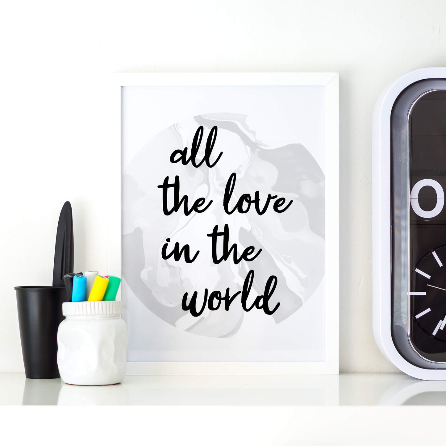 All The Love In The World Poster by SixElevenCreations. Product Code SEP0304