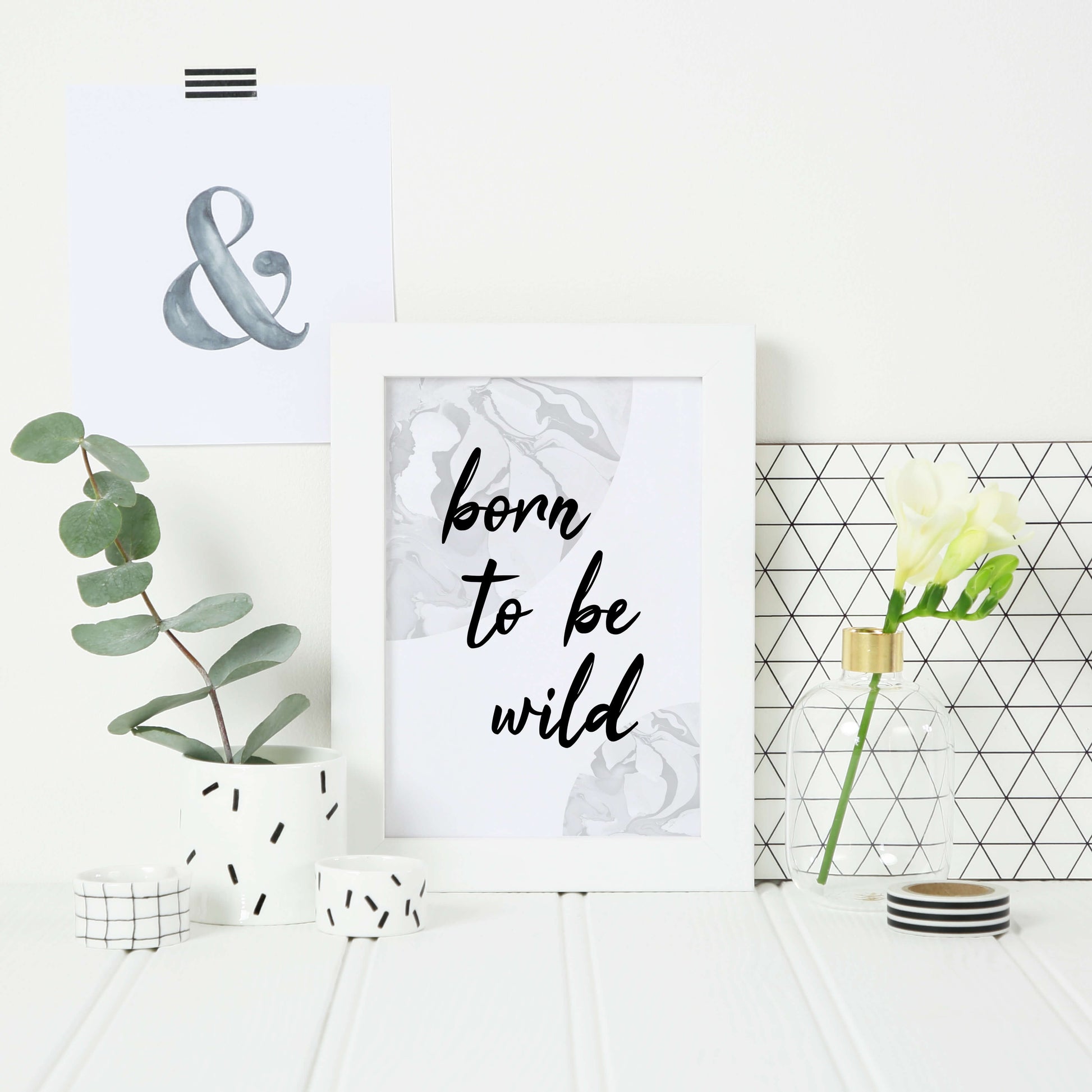 Born To Be Wild Print by SixElevenCreations. Product Code SEP0309