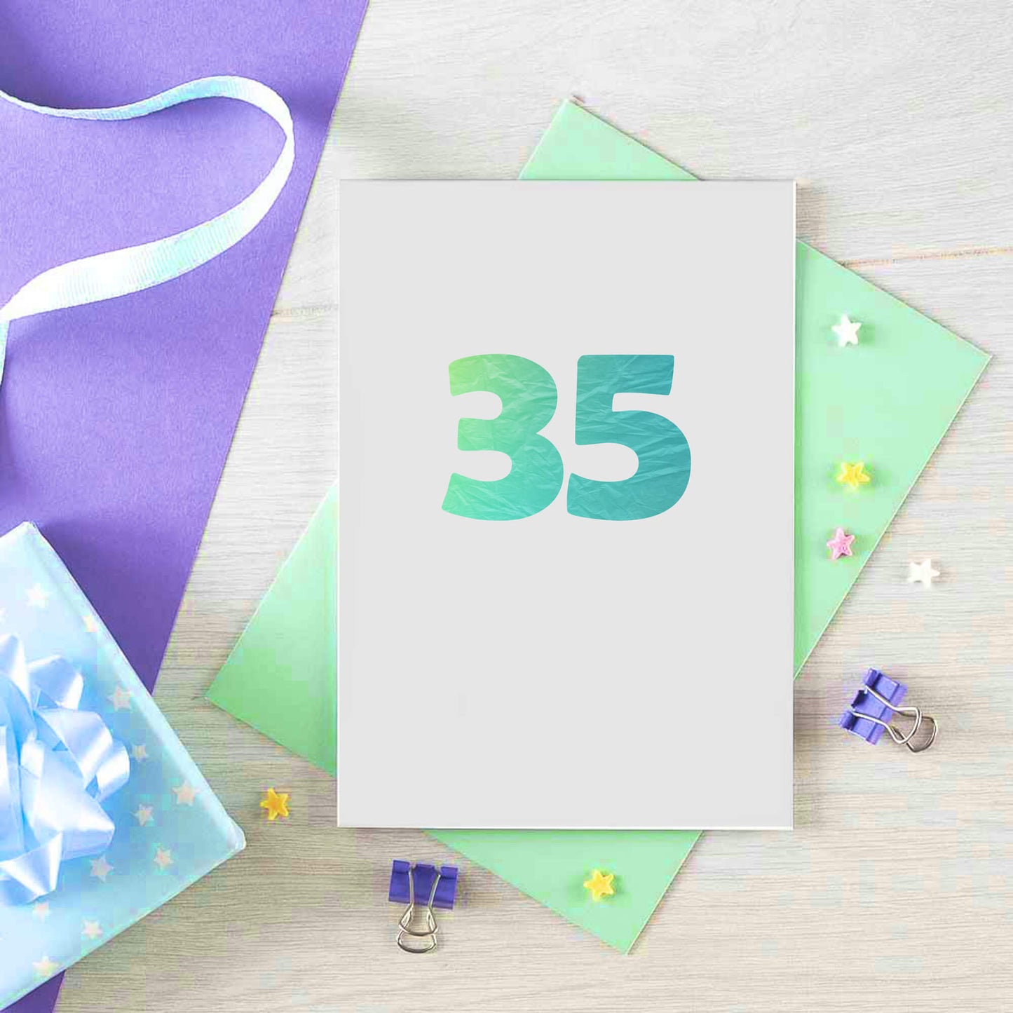 35 Years Card by SixElevenCreations. Product Code SE4053A6