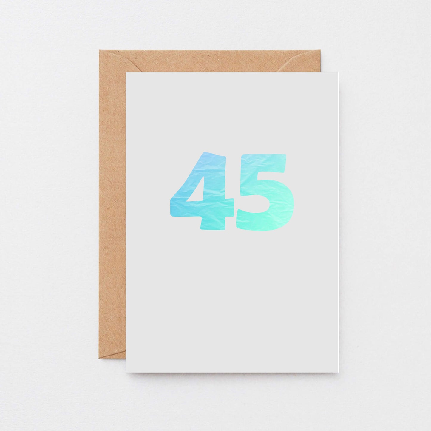 45 Years Card by SixElevenCreations. Product Code SE4055A6