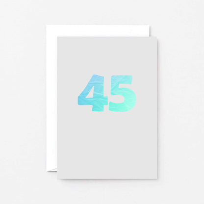 45 Years Card by SixElevenCreations. Product Code SE4055A6