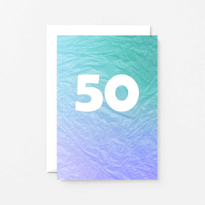 50 Years Card by SixElevenCreations. Product Code SE4056A6