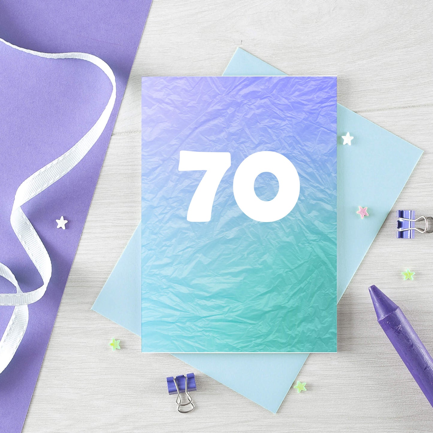 70 Years Card by SixElevenCreations. Product Code SE4060A6