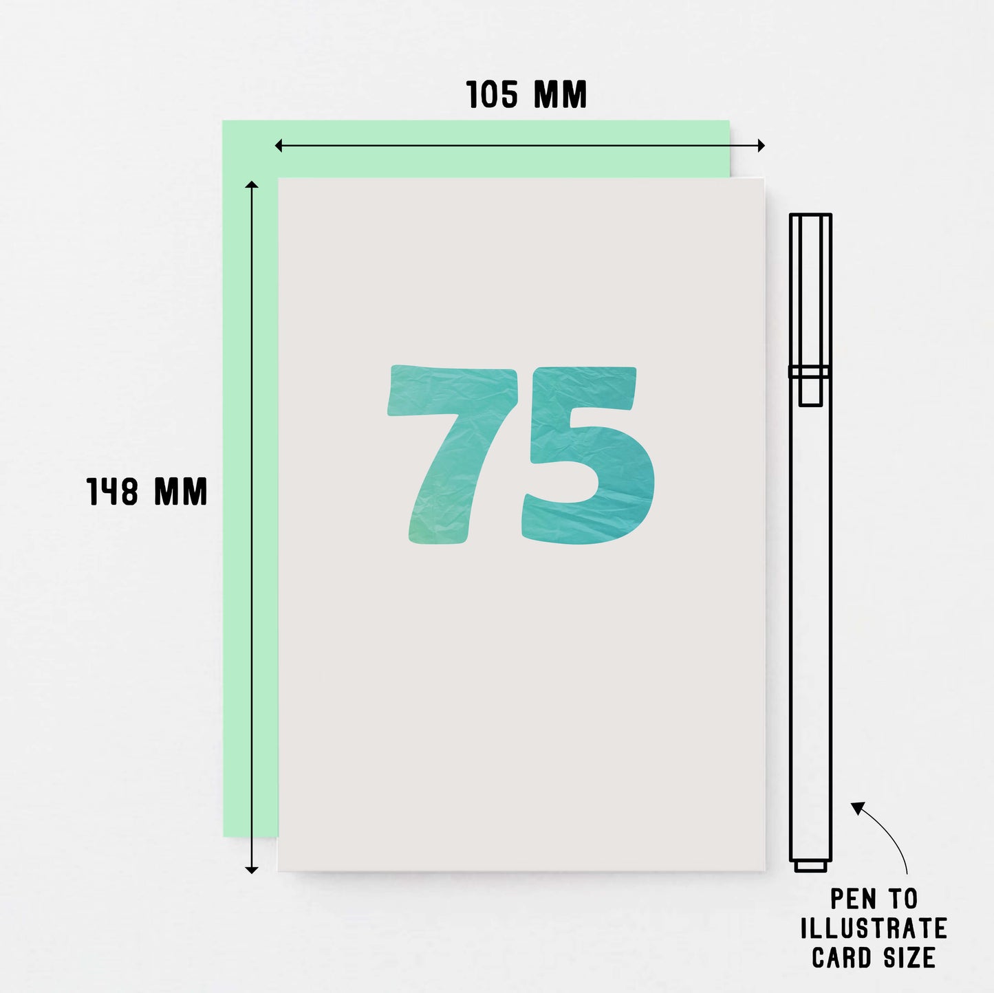 75 Years Card by SixElevenCreations. Product Code SE4065A6
