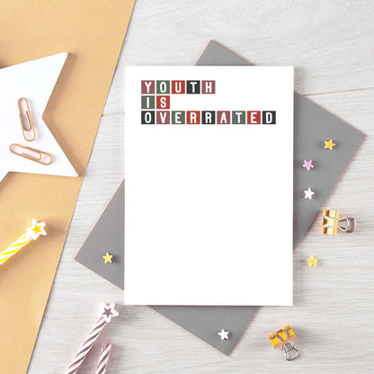 Birthday Card by SixElevenCreations. Reads by Youth Is Overrated. Product Code by SE0281A6