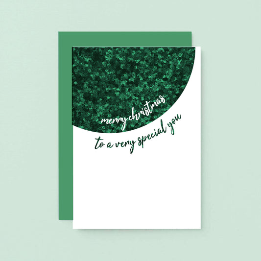 Christmas Card by SixElevenCreations. Reads Merry Christmas to a very special you. Product Code SEC0062A6