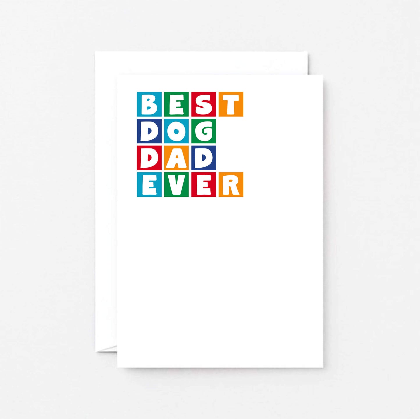 Best Dog Dad Ever Card by SixElevenCreations. Product Code SE0339A6