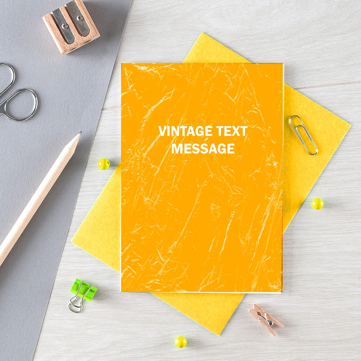 Vintage Text Message Card by SixElevenCreations. Product Code SE3060A6