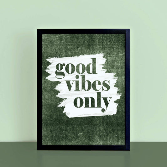 Good Vibes Only Word Art by SixElevenCreations. Product Code SEP0704