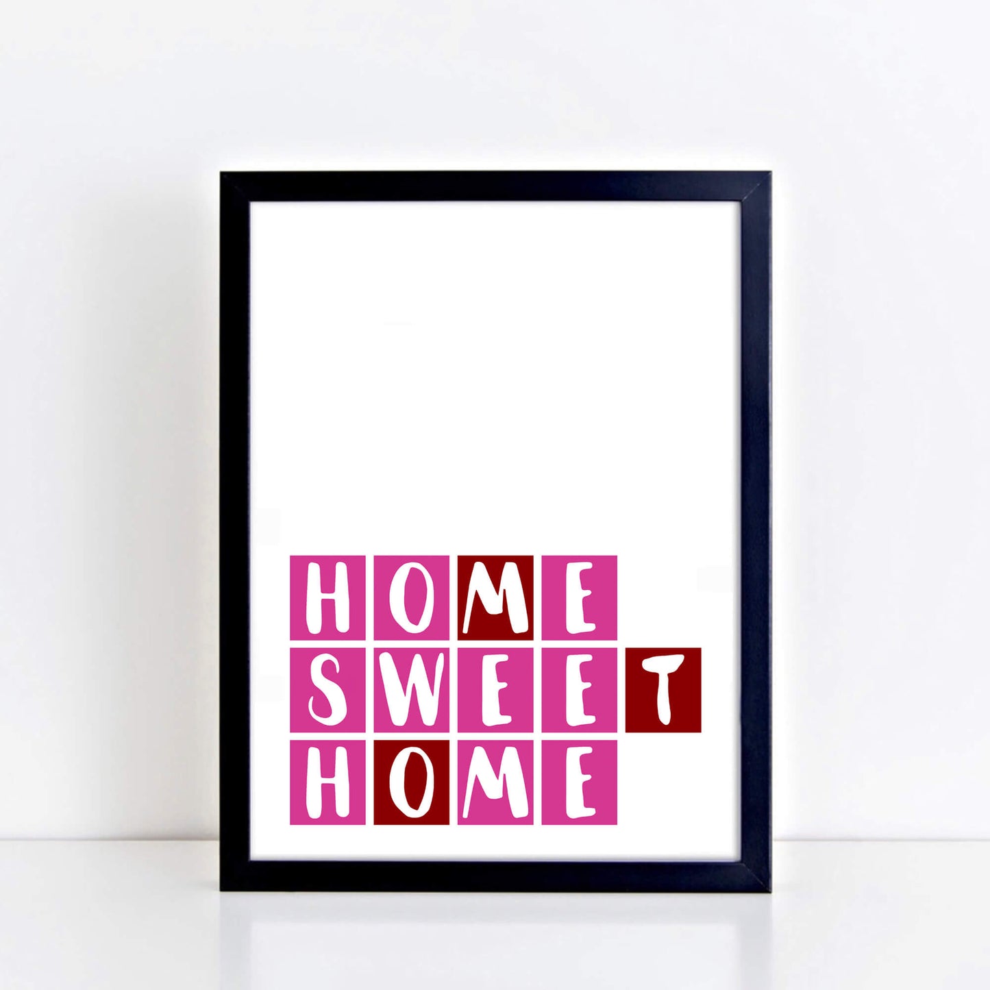 Home Sweet Home Wallprint by SixElevenCreations Product Code SEP0083
