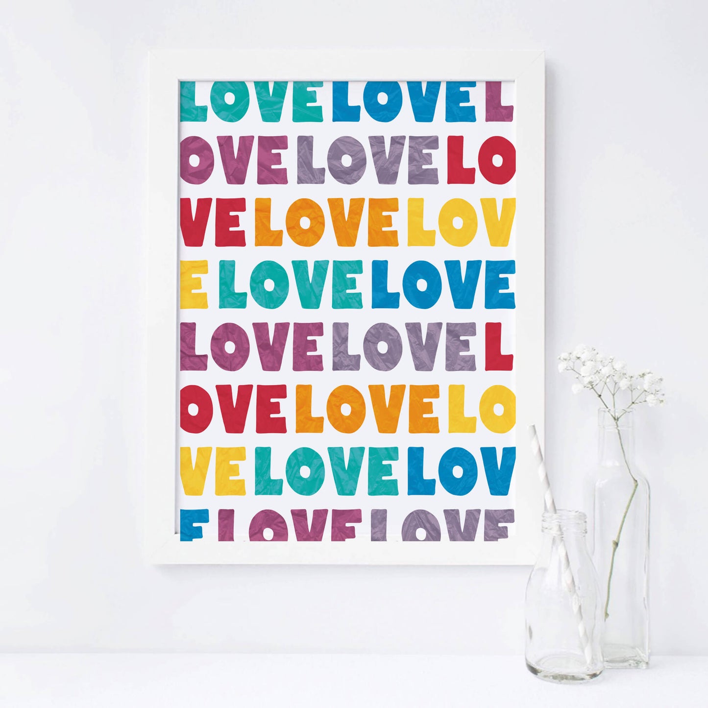 Love Art Print by SixElevenCreations. Product Code SEP0504