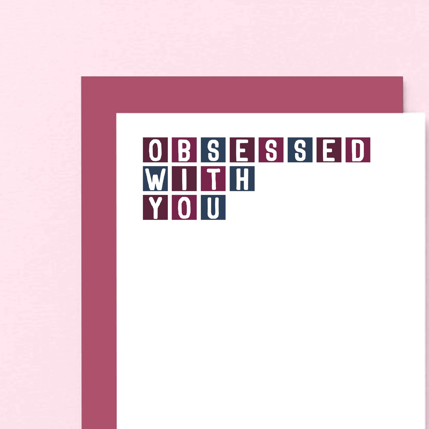 Obsessed With You Card by SixElevenCreations. Product Code SE0309A6