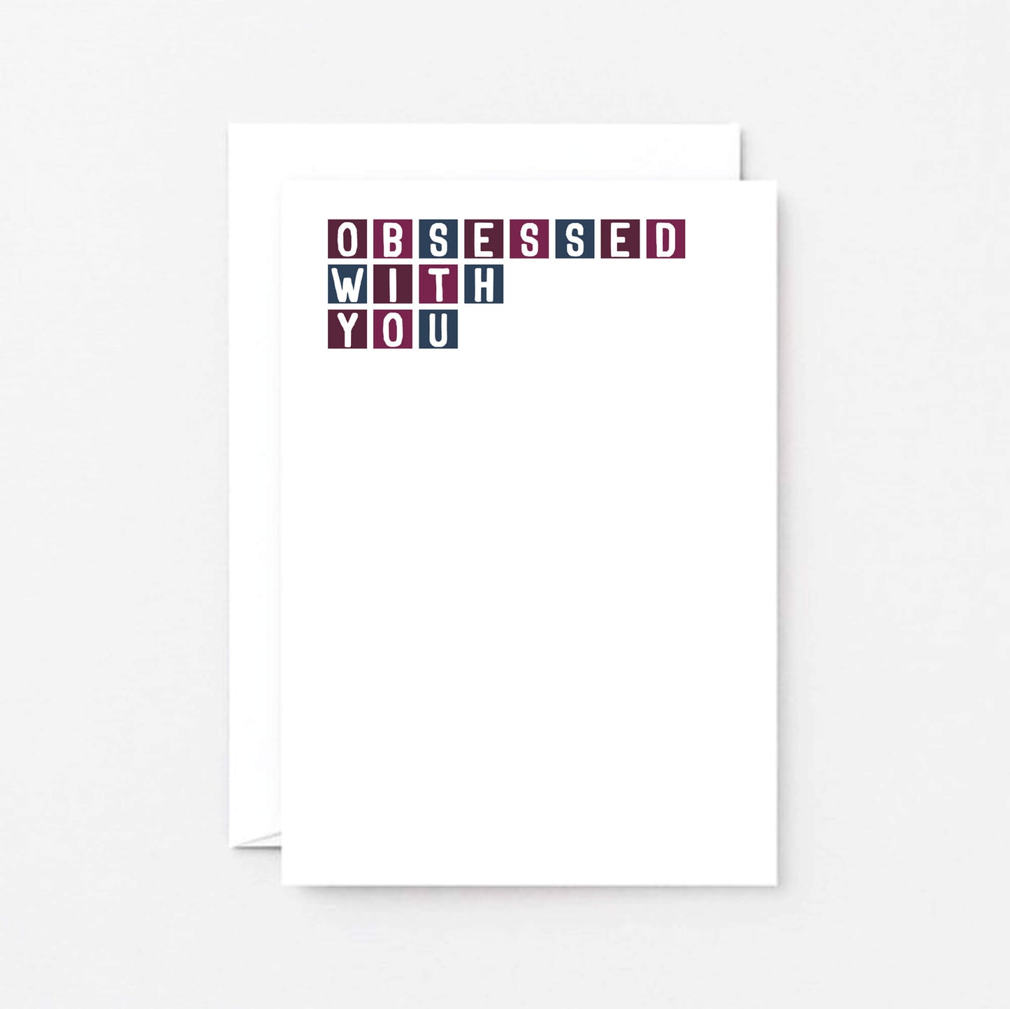 Obsessed With You Card by SixElevenCreations. Product Code SE0309A6