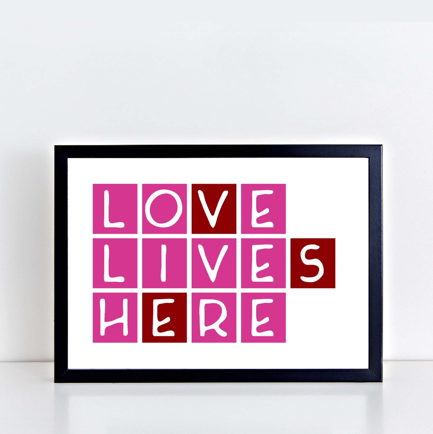 Love Lives Here Print-SixElevenCreations-SEL0003A5