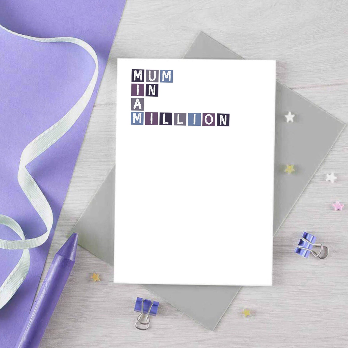 Mum In A Million Card by SixElevenCreations. Product Code SE0308A6