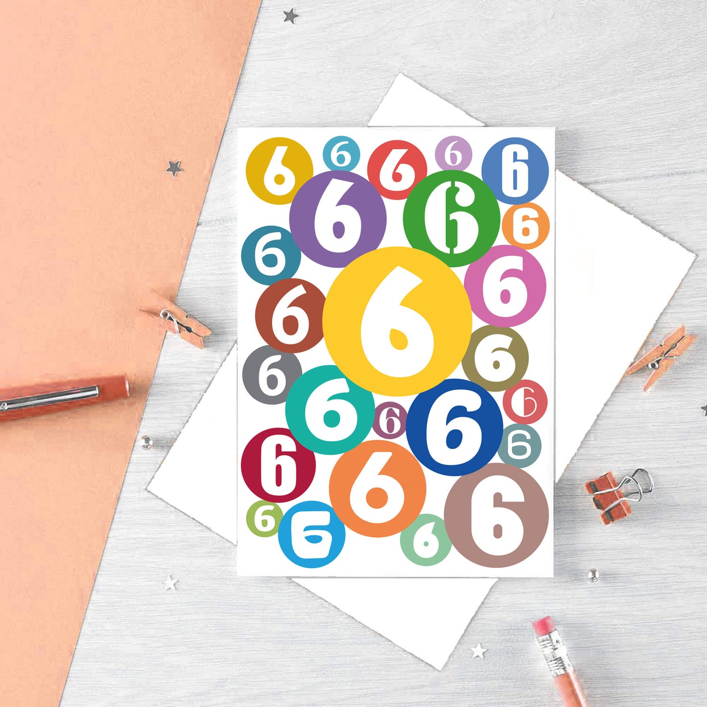 Big 4th Birthday Card by SixElevenCreations. Product Code SE2066A5