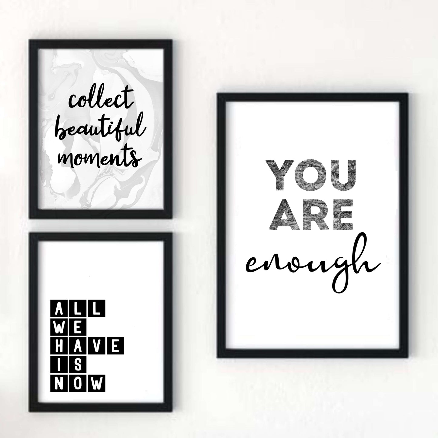 Motivational Print with the phrase You Are Enough by SixElevenCreations. Product Code SEP0404