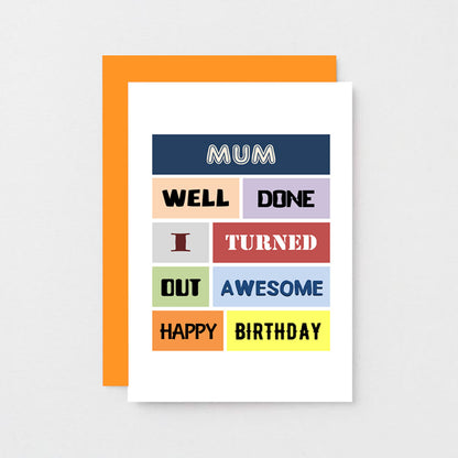 Funny Mum Birthday Card by SixElevenCreations Product Code SE0011A6