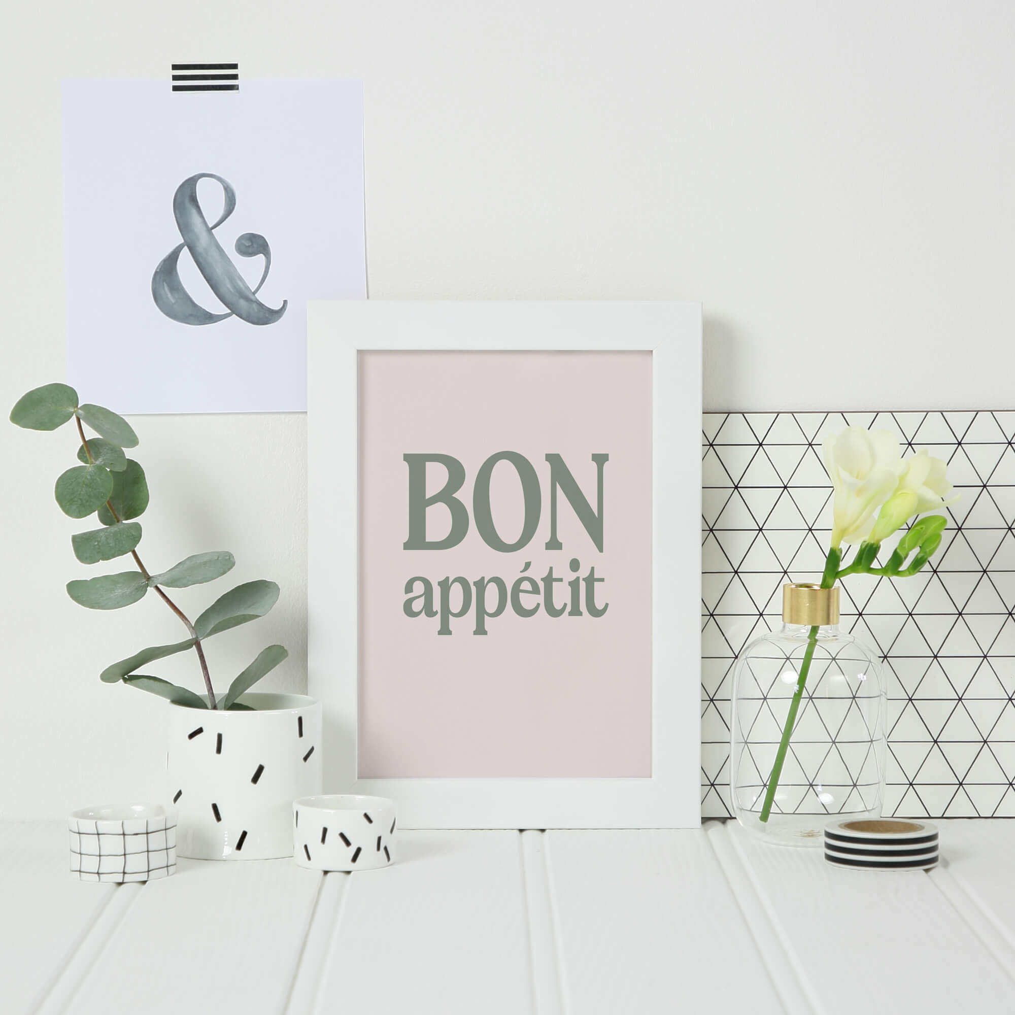 Bon Appetit Kitchen Wall Art by SixElevenCreations. Product Code SEP0453