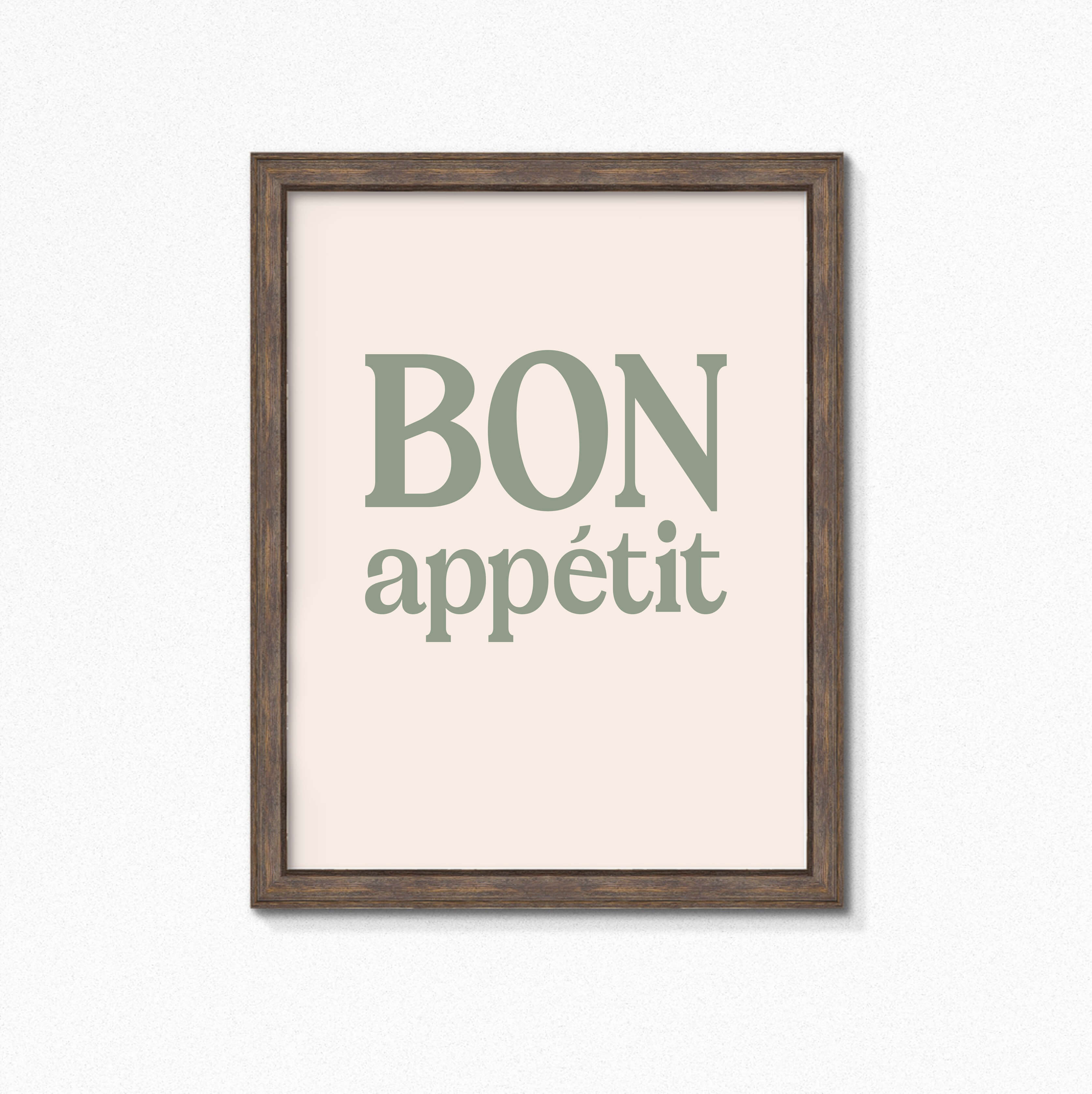 Bon Appetit Kitchen Wall Art by SixElevenCreations. Product Code SEP0453