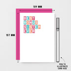 Best Bonus Sister Ever Card by SixElevenCreations. Product Code SE0306A6
