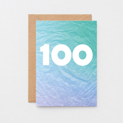 100 Years Card by SixElevenCreations. Product Code SE4070A6