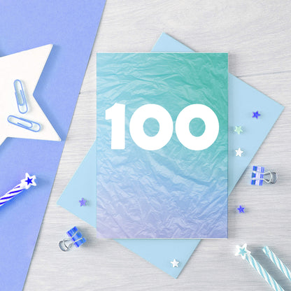 100 Years Card by SixElevenCreations. Product Code SE4070A6