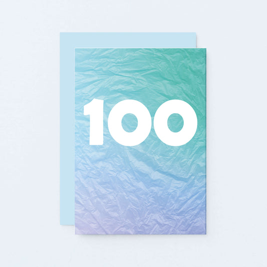100 Years Card by SixElevenCreations. Product Code SE4070A6