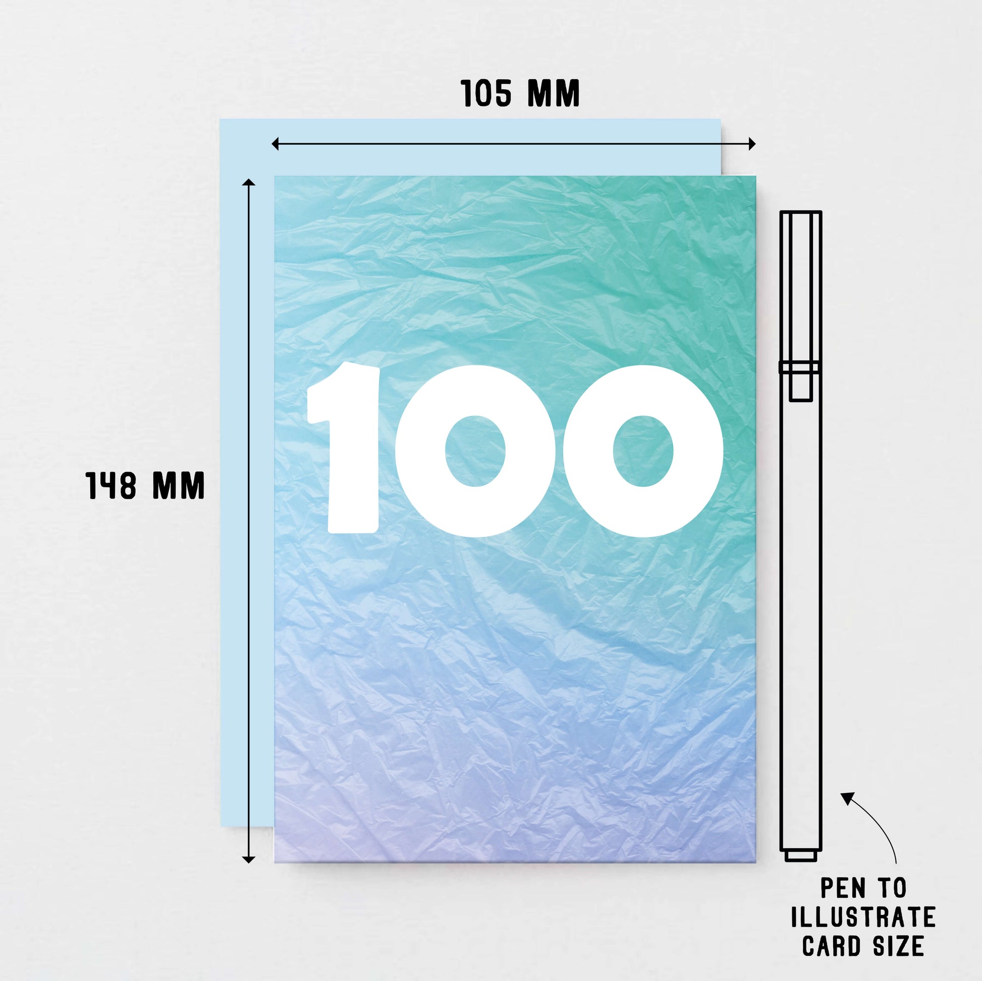 100 Years Card by SixElevenCreations. Product Code SE4070A6