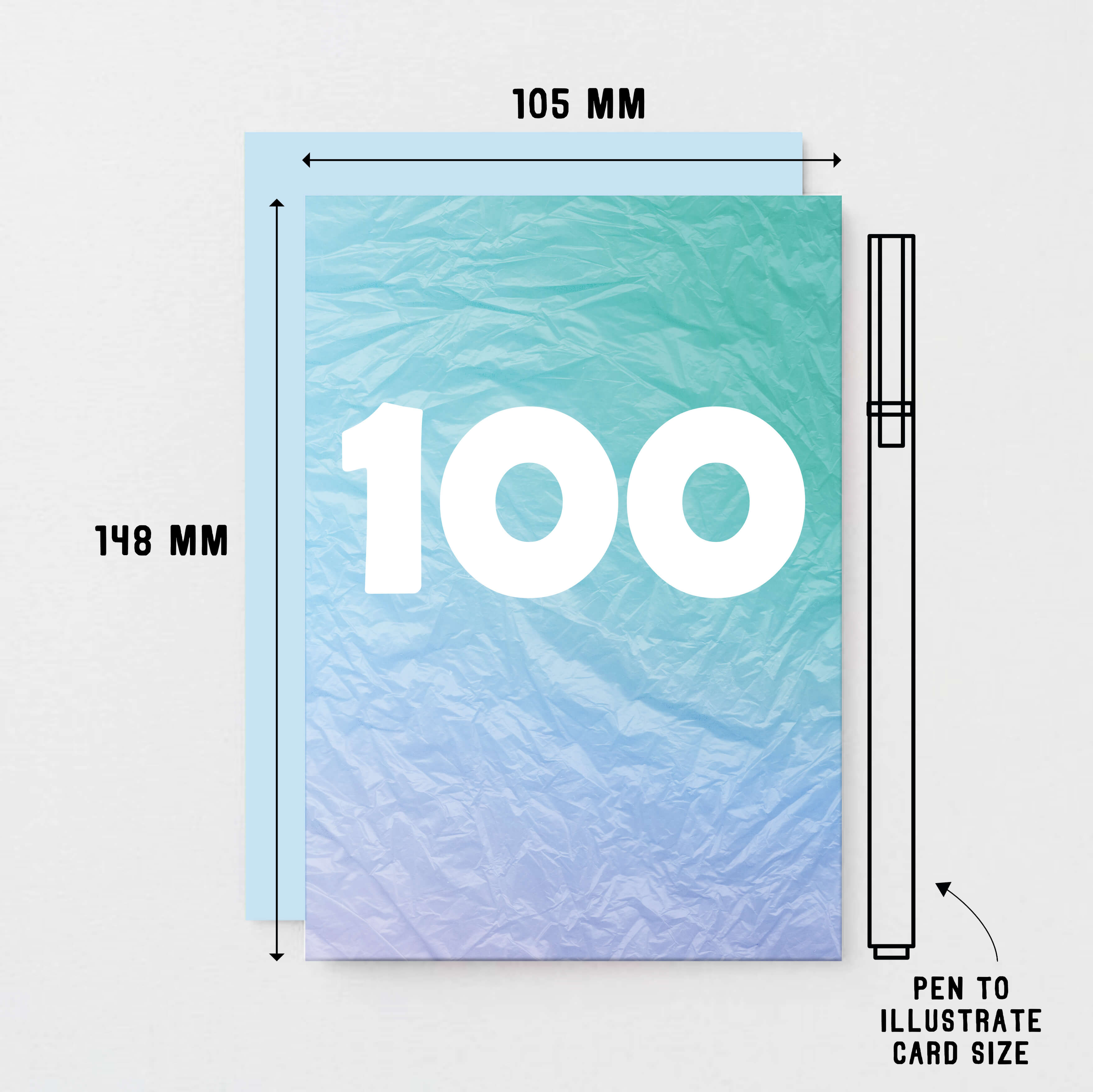 100 Years Card by SixElevenCreations. Product Code SE4070A6