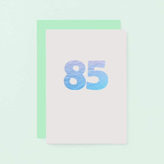 85 Years Card by SixElevenCreations. Product Code SE4067A6