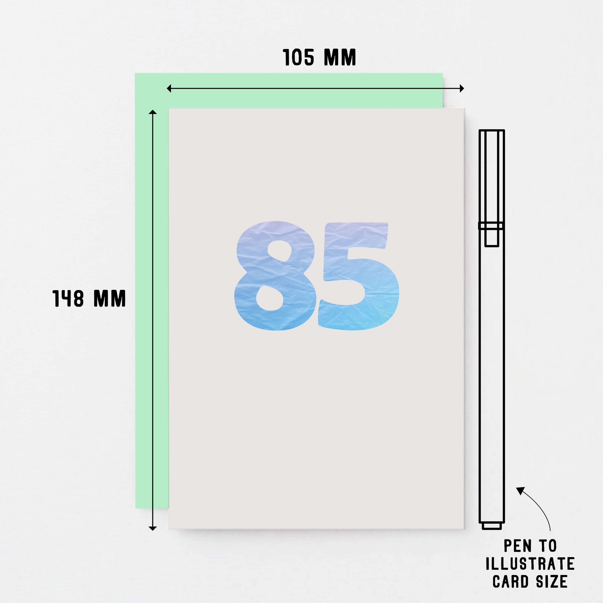 85 Years Card by SixElevenCreations. Product Code SE4067A6