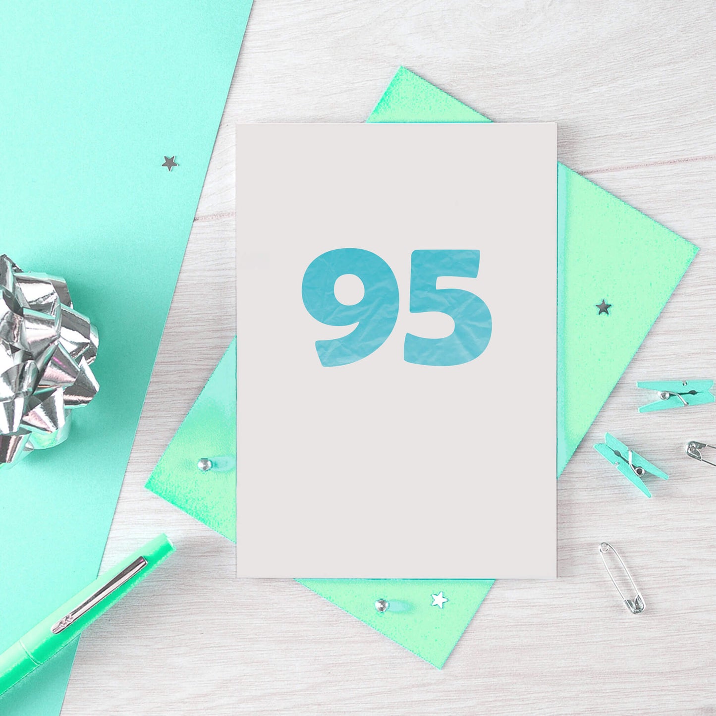 95 Years Card by SixElevenCreations. Product Code SE4069A6