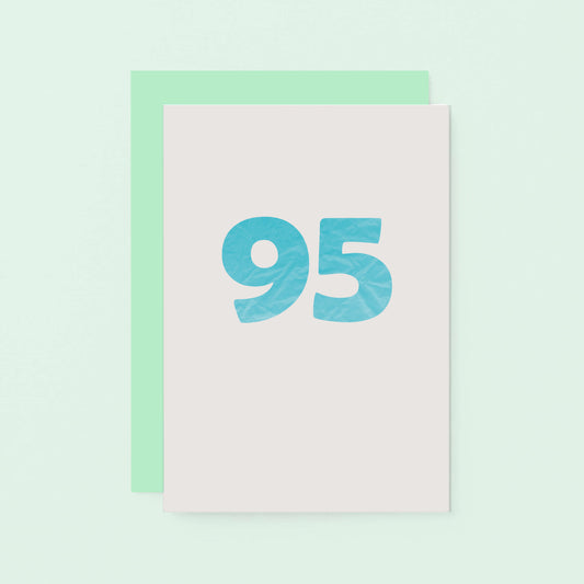 95 Years Card by SixElevenCreations. Product Code SE4069A6