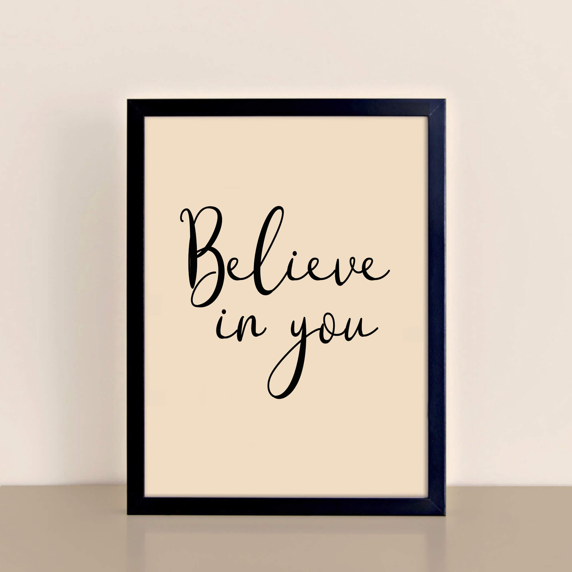 Believe In You Wall Art by SixElevenCreations. Product Code SEP0353